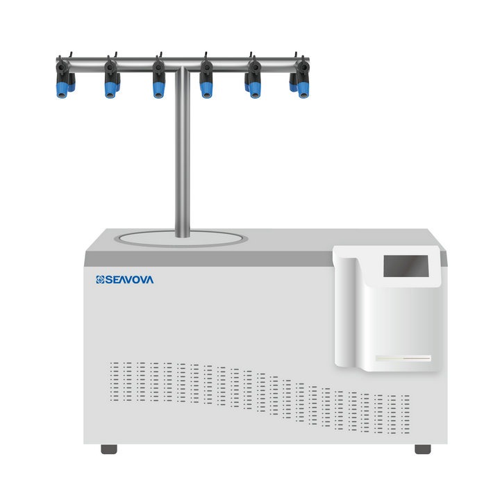 -70°C 12-port 9Kg T-Type Benchtop Laboratory Freeze Dryer / Benchtop Laboratory Lyophilizer NovaDryer-BS900TS
