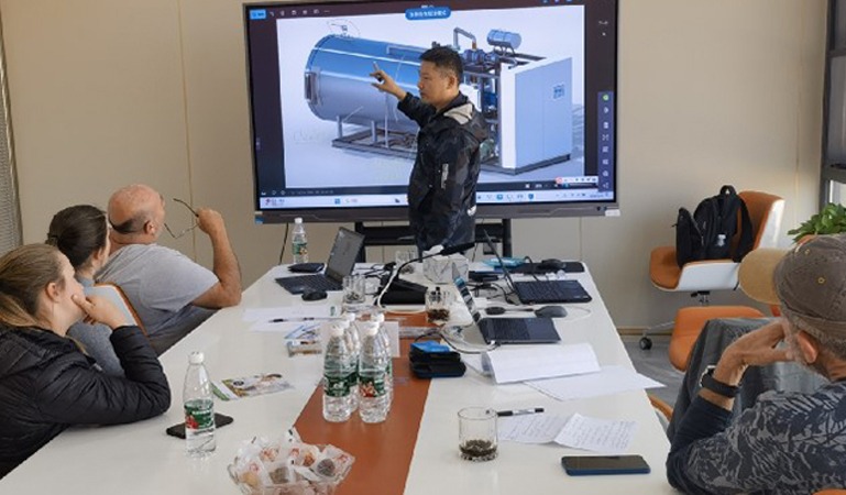 Senova Europe Office Coming to Factory for Product Training